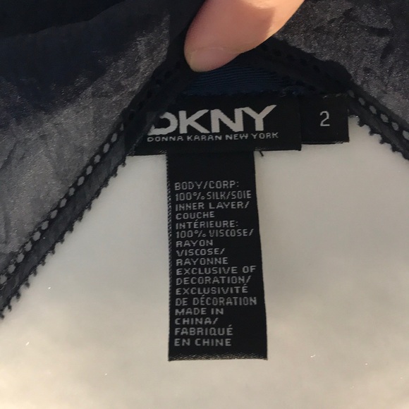 Beautuful DKNY Cocktail Dress!(Navy color) - Picture 7 of 8